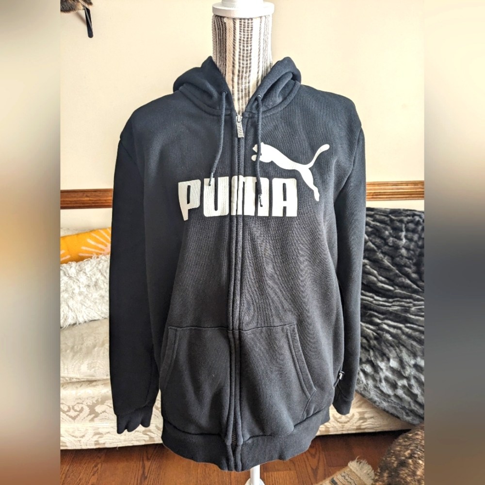 Puma Zip Up Hoodie | Size L
